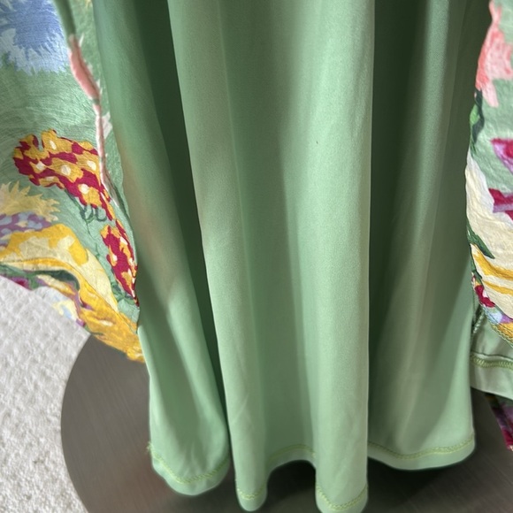 H&M Green Floral Halter Maxi Dress - Picture 10 of 11